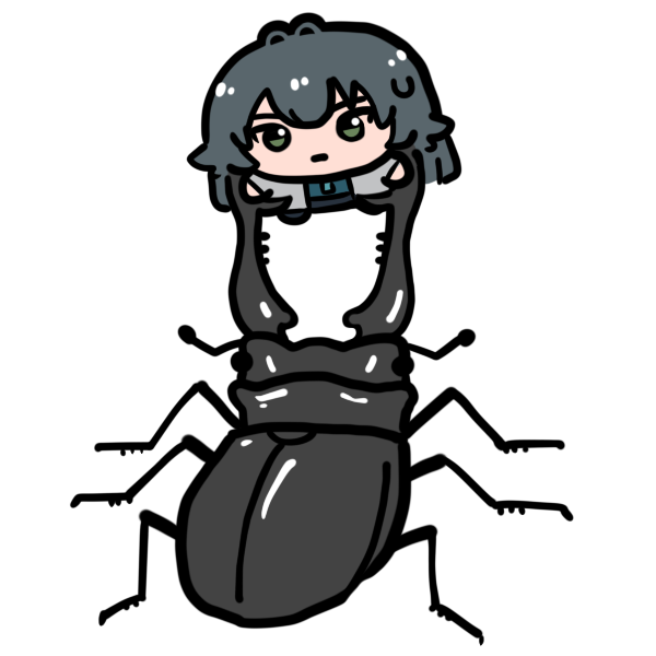 SAMEBAIKU's tweet photo. ギラファノコギリクワガタに挟まれる月村手毬
#odaibako_SAMEBAIKU https://t.co/jFiMprxmd3 https://t.co/CTMYyU7D9o