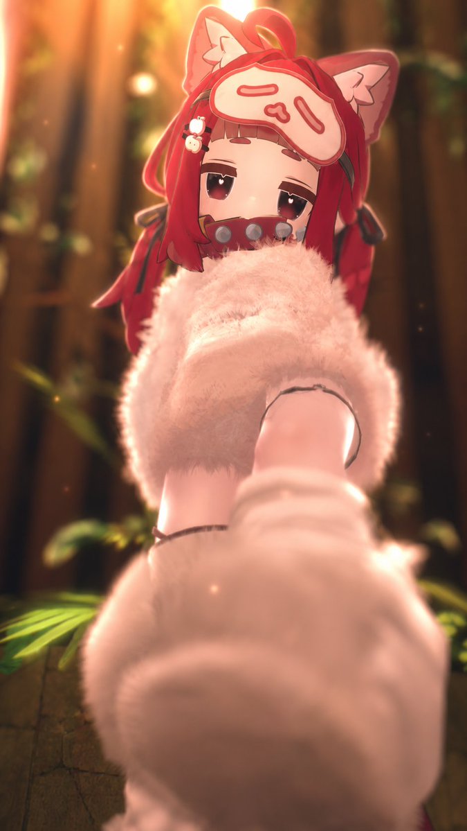 muu1239_VRChat's tweet photo. おっはよ〜！🌼

 そんなに見つめられると照れちゃう…
 でも、今日はずっとそばにいて？❤
#おはキプ #キプフェル https://t.co/Qt1KBsgyGF