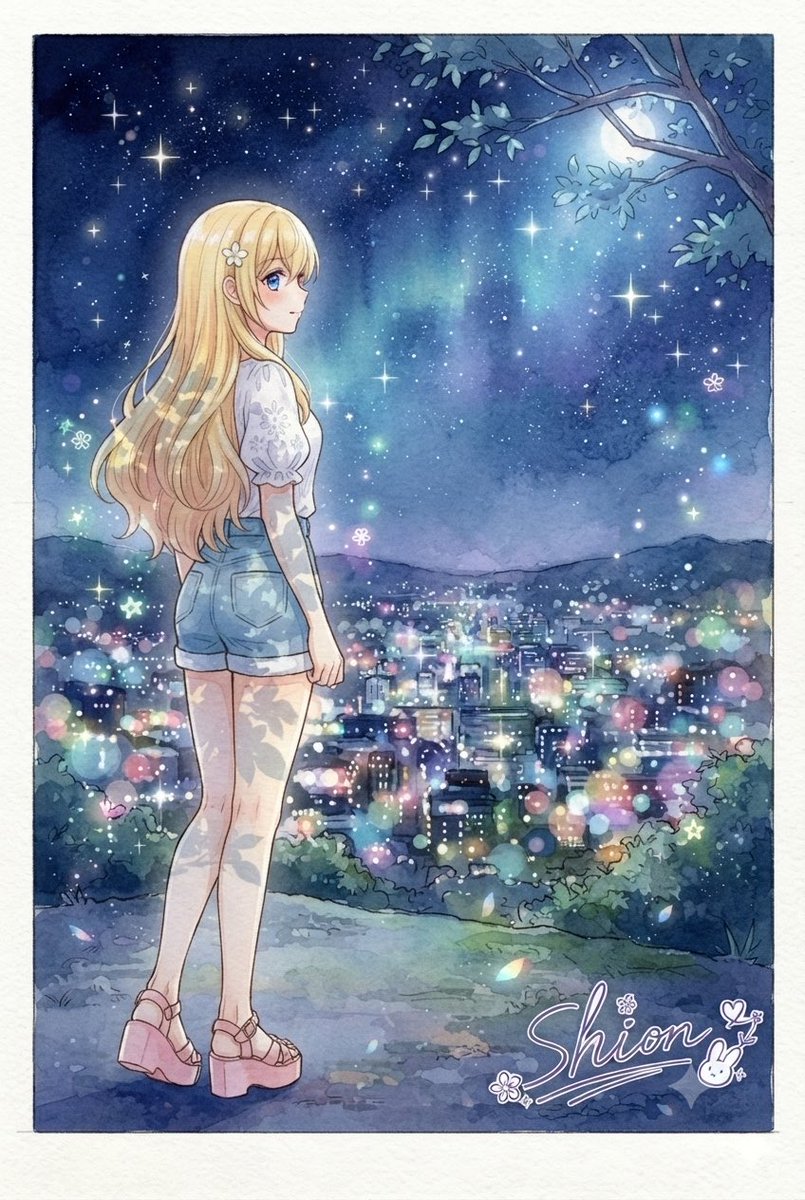 Post by shion on X: 水彩画風にして