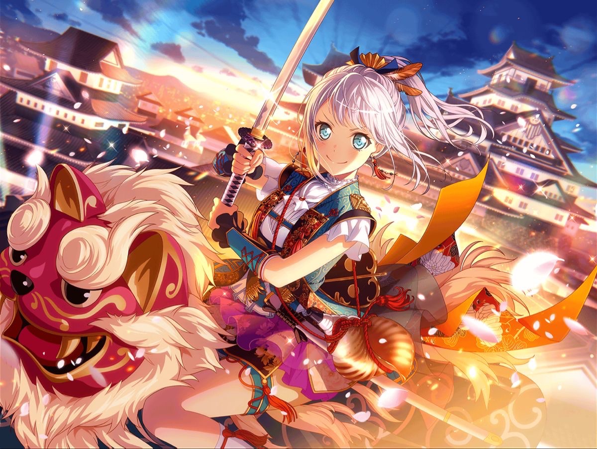 vxmptwi's tweet photo. bandori fans really sleep on her cards too. eve had one of the best old cards too. I miss it https://t.co/EySj5WTVXw