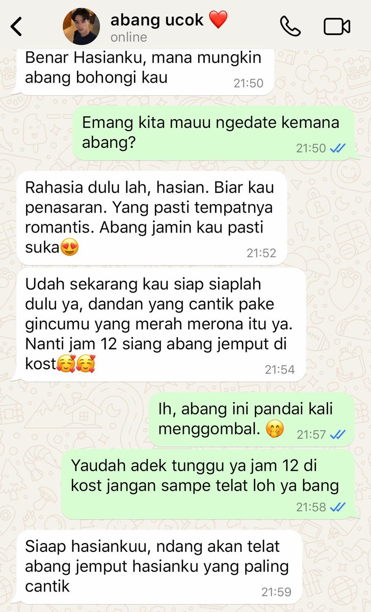 wijanggaharit's tweet photo. Kengnamping onetweet au

Ngedate romantis versi ucok keteng https://t.co/LMH5jXF0eq