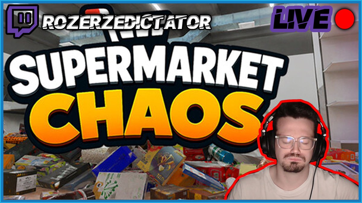 DrRoZeR's tweet photo. ON CONTINUE DE RANGER LES RAYONS ! 🛒🛒

#Twitch #Gaming #SupermarketChaos #YouTubeLive https://t.co/aa3dJSr9LE