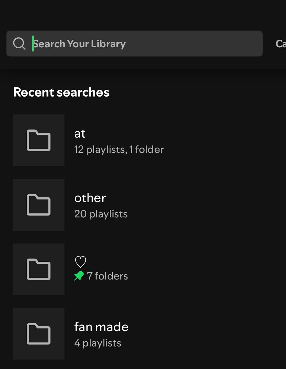 LUZL0VER's tweet photo. @Spotify great now add folder covers please this is so ugly https://t.co/fM3KqkaHXa