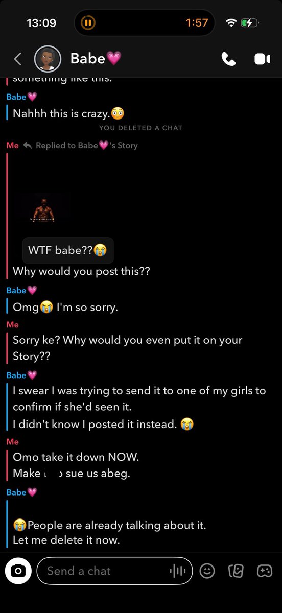 Justwandyy's tweet photo. Women can’t keep secrets. This is why I don’t send my female friends anything.🤦🏾‍♀️ https://t.co/0ILelznLU6