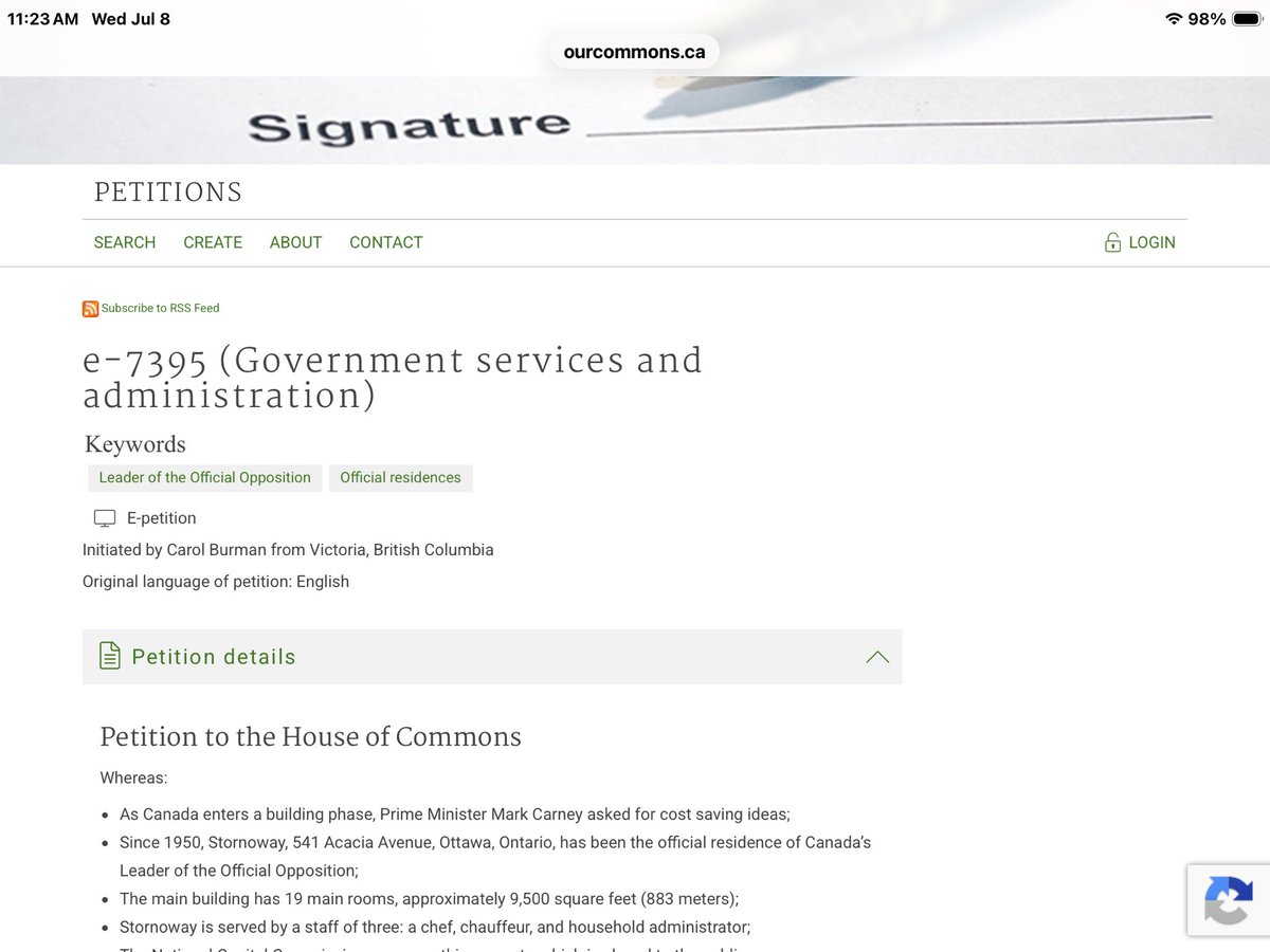 PeterHRatcliffe's tweet photo. I signed this Commons petition to stop funding Stornaway as a private residence for the official opposition.

I think you should sign it as well. https://t.co/bE4VgLW19i