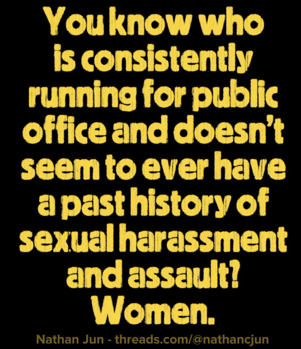 kmeeo's tweet photo. #DemsUnited #wtpBLUE
Since it seems that finding candidates without a history of sexual abuse, especially in the Republican Party, it’s time to start voting for more women. https://t.co/cGh5RHZB0B