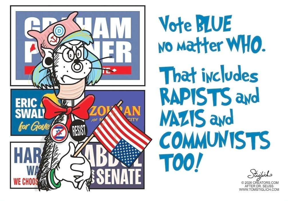 1language1flag's tweet photo. @PatriotPost 

The new Democrat Party! https://t.co/UxonkB1fzE