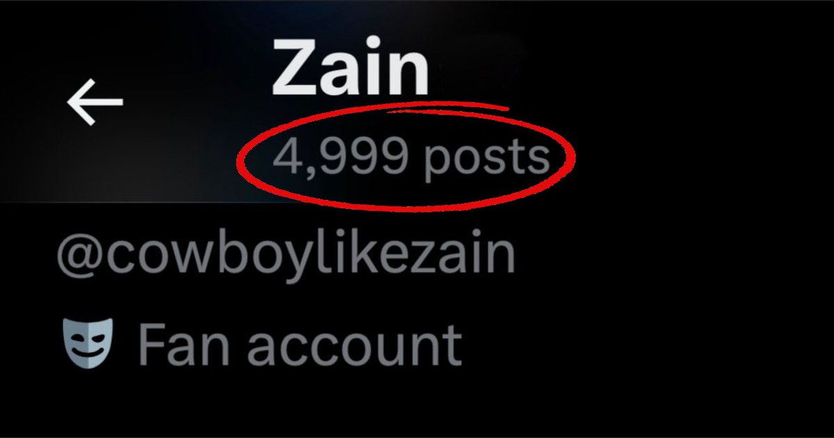 cowboylikezain's tweet photo. what should my 5000th tweet be? https://t.co/ulZFDXitTb