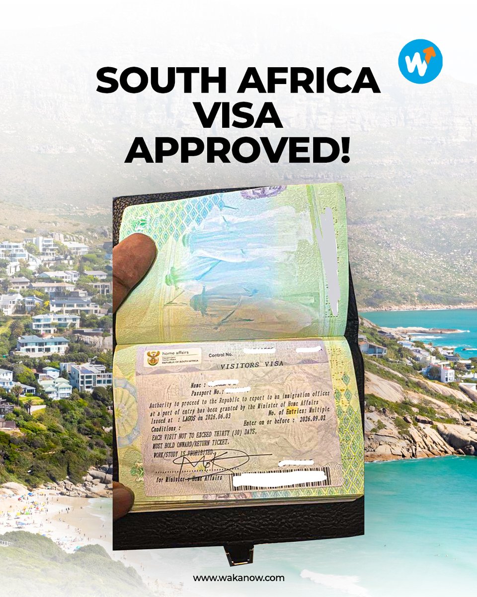 Wakanowdotcom's tweet photo. Proof that dreams really do take flight. Let us handle your visa processing with ease.

Get started today on visa@wakanow.com.

Let's Go!

#wakanow #visa #travelwithwakanow https://t.co/NOupHovfKQ