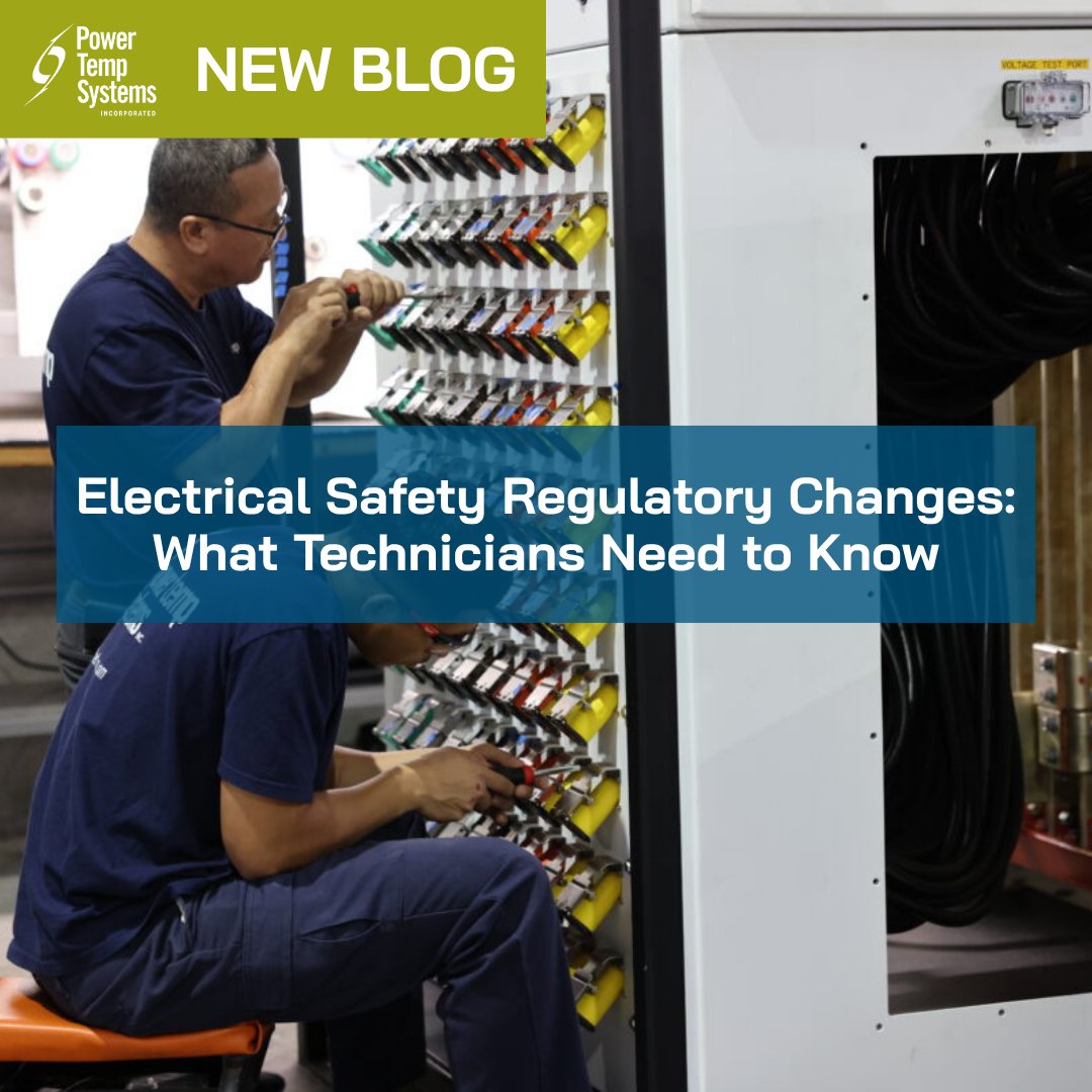 PowerTempSys's tweet photo. Electrical safety requirements are evolving. Are your technicians prepared?

Updates to NFPA 70E, NFPA 70B, and OSHA expectations are changing #electricaltesting and maintenance practices.

Stay informed through our latest blog and learn what’s changing: https://t.co/CrnfOI2zoi https://t.co/AbqebTLDcU