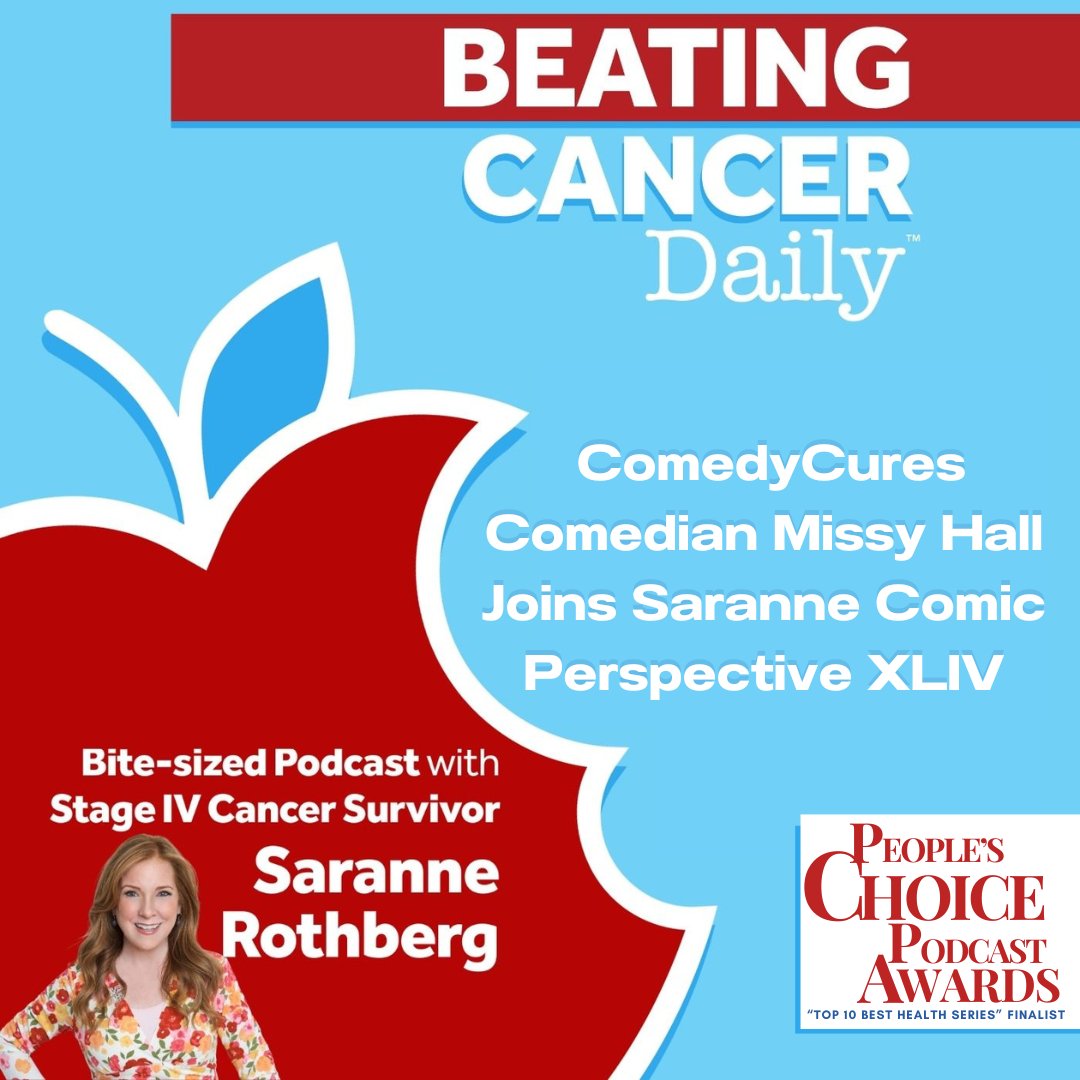ComedyCures's tweet photo. Today on #BeatingCancerDaily, "ComedyCures Comedian Missy Hall Joins Saranne Comic Perspective XLIV"
Listen wherever you listen to podcasts.
https://t.co/APwlBGarsq
Know a patient, survivor or caregiver? Share some ComedyCures humor with them every day. https://t.co/i0VGI8PGgl