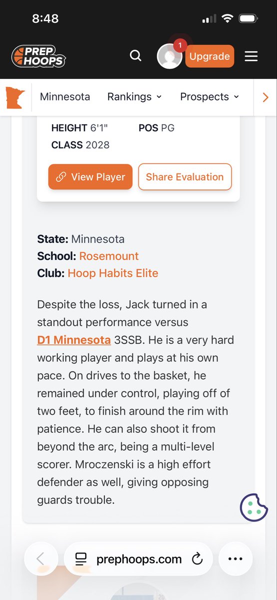 JackMroczenski's tweet photo. Thank you @AndOneFilms for the write up from this past week at the prep hoops tune up. @RyanJamesMN @IRobinson @NorthstarHoops @tchoopsczar @HoopHabitsMN @_Ant_Tuck https://t.co/C67YM9BYJN