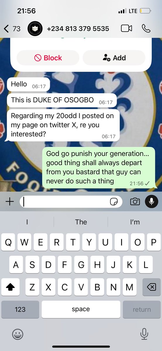 LMH661's tweet photo. @FoluboiNg Me I don swear for am sha @FoluboiNg https://t.co/QjspqP3yIx