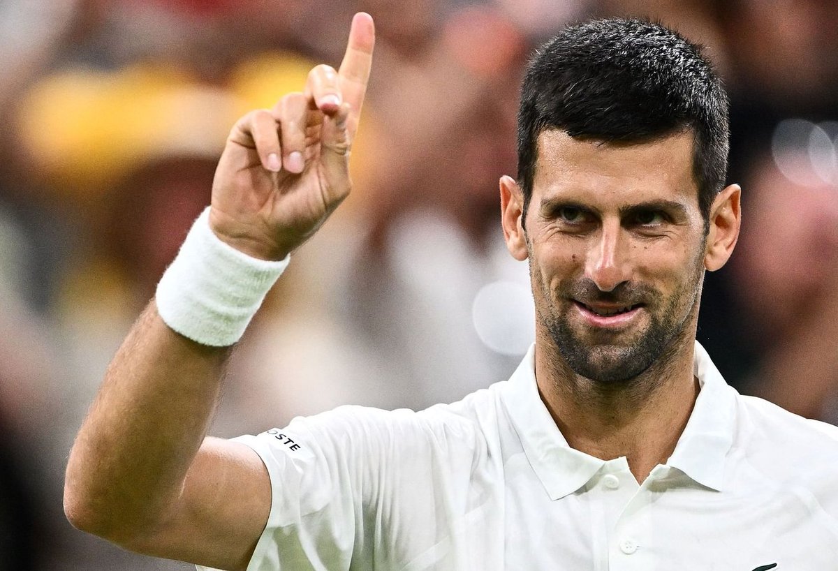 DjokovicFan_'s tweet photo. Novak Djokovic has a better winning percentage at Wimbledon than Roger Federer.

🇷🇸Djokovic 89.17%
🇨🇭Federer 88.24%

We are witnessing greatness. https://t.co/5ZI0YZC9HZ