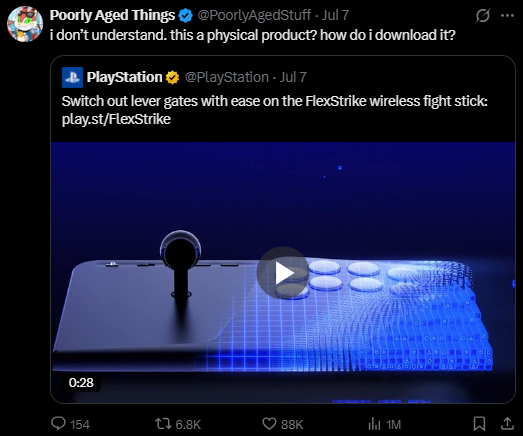 Sviless's tweet photo. PlayStation empezó a tuitear/xear de nuevo después de 5-6 días de silencio después de anunciar el fin de los juegos físicos pero está repartiendo todo en cuentas de diferentes regiones y la gente ya se dio cuenta y están comentándole en todos lados: