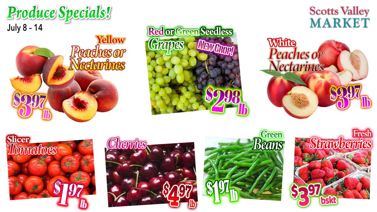 SVMkt's tweet photo. Great deals on FRESH Produce at Scotts Valley Market! https://t.co/idTx7j9CzX