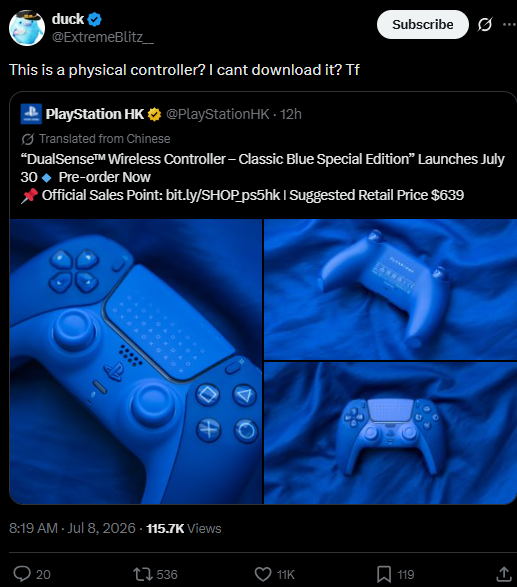 Sviless's tweet photo. PlayStation empezó a tuitear/xear de nuevo después de 5-6 días de silencio después de anunciar el fin de los juegos físicos pero está repartiendo todo en cuentas de diferentes regiones y la gente ya se dio cuenta y están comentándole en todos lados: