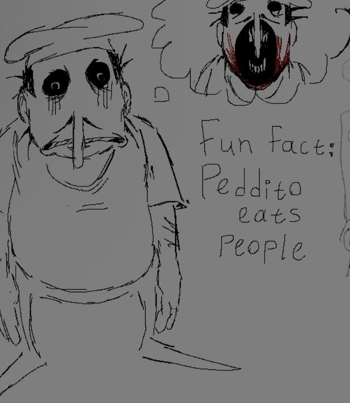 Mindozoppip1's tweet photo. I have some weird ideas for this guy.  (TW Guro)
#pizzatower #peddito https://t.co/x5r2ZqbBlp