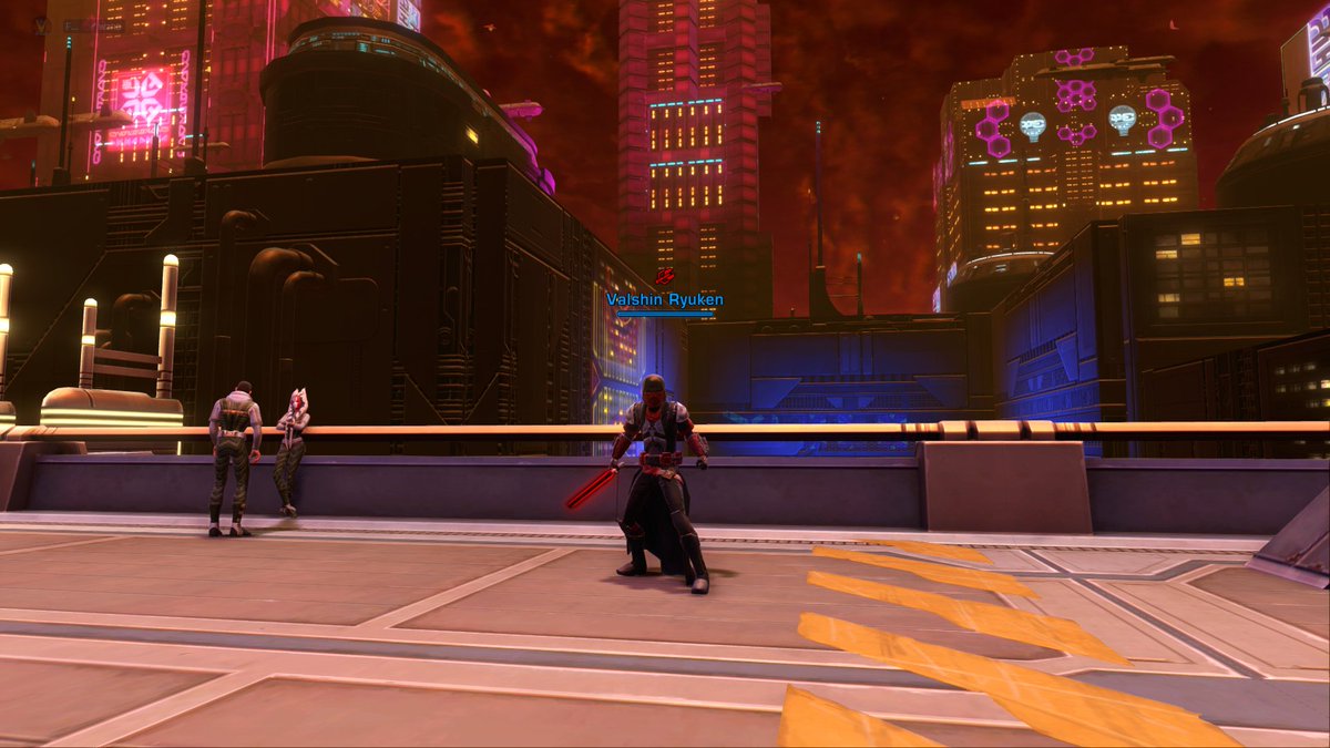 FredzDimension's tweet photo. Hail to thee, fellow adventurers! if you're looking for adventure, come join Jophiel and I as we storm across Star Wars the Old Republic over here on Twitch! https://t.co/FlERwQOuh0
Tonight: Valshin and Jophiel weave the Streets of Nar Shadda in seach of Lord Rathai! https://t.co/4qha4aWEUz