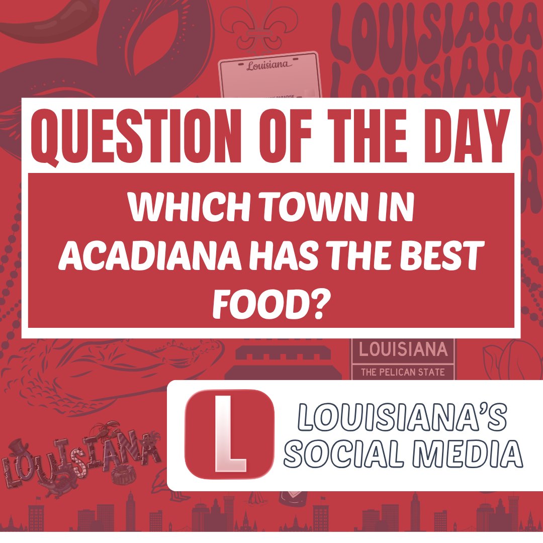 GoLeauxcal's tweet photo. Question of the day: Which town in Acadiana has the best food?

Louisiana's Social Media

#OnlyOnLeauxcal #LouisianasSocialNetwork #creole #HowLeauxcalAreYou #cajun #leauxcal #acadiana https://t.co/ph70nPEovF
