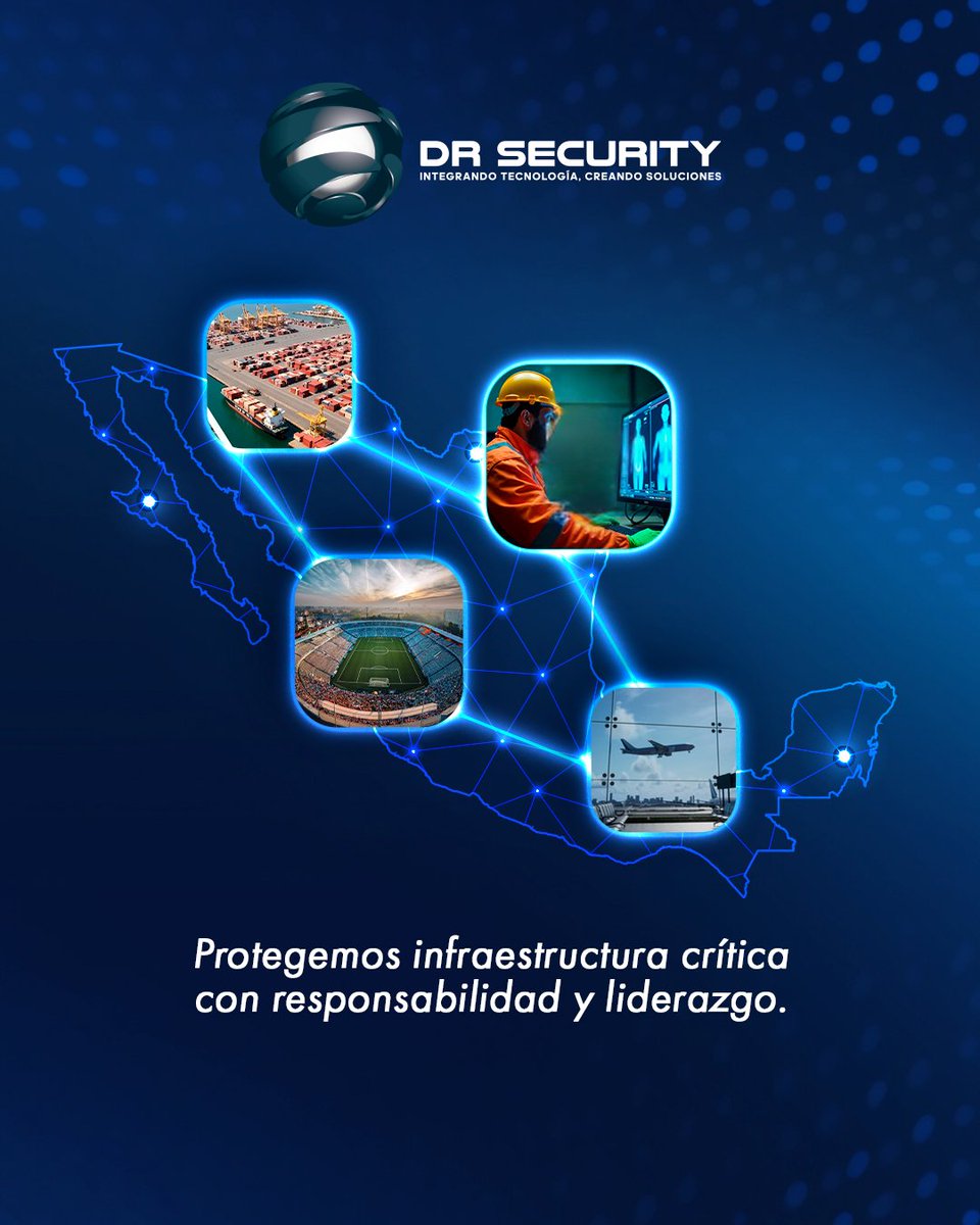 drsecuritymx's tweet photo. En #DRSecurity protegemos sectores estratégicos que exigen precisión, cumplimiento y continuidad operativa. 

Combinamos tecnología avanzada, experiencia operativa y responsabilidad institucional para fortalecer infraestructura crítica.

Conoce más en https://t.co/Pr2IhHsLs8 https://t.co/JFxn1vOetr
