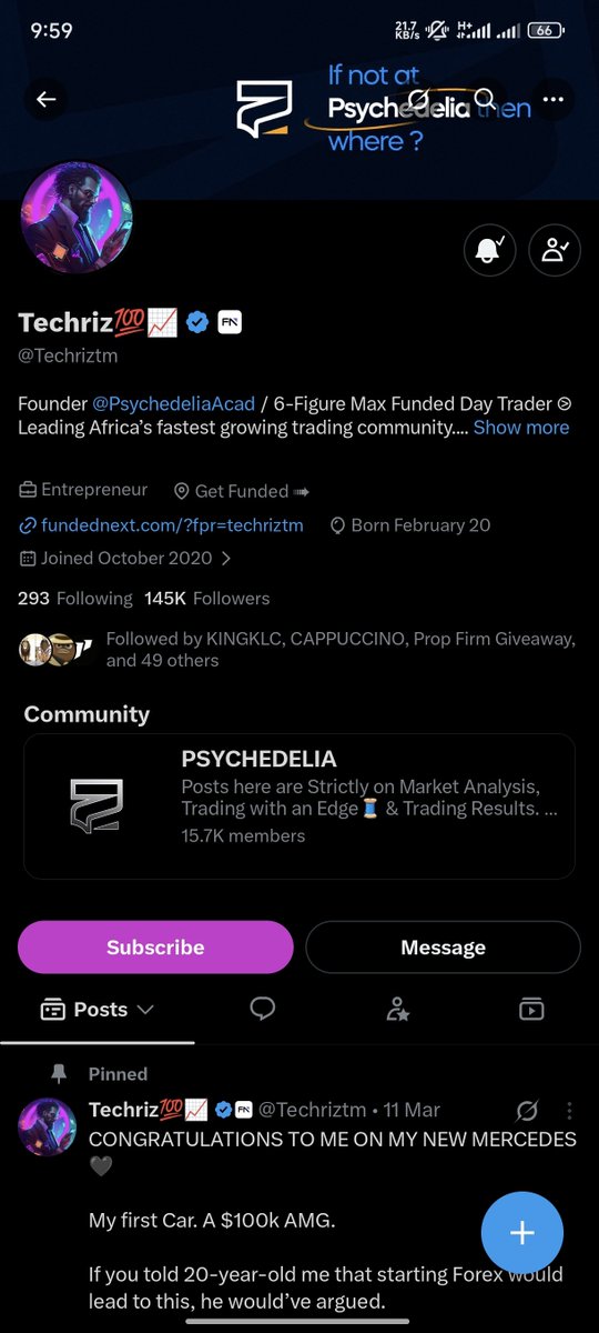 Muhammad6369's tweet photo. @Techriztm @PsychedeliaAcad @FundedNext @TraderHadesh Done!! https://t.co/7HiaXVjYSB