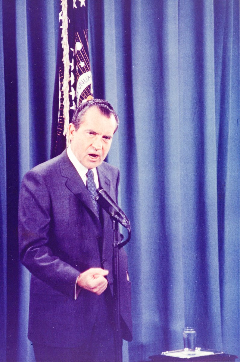 PresidentDylan's tweet photo. President Richard Nixon stands as my hero and my guiding star—a towering beacon in the firmament of American statesmanship.

From the ever enduring forge of his legacy shall America's renewal be born: a resurgent Republic, tempered by wisdom, and an unrelenting pursuit of God's wish for all humanity, ESPECIALLY Americans: freedom. 🦅🇺🇸