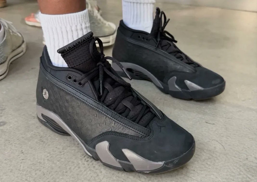 SneakerScouts's tweet photo. Release Date: Air Jordan 14 Low 'Black Pack' - October 3, 2026 |$240| 

https://t.co/o03S5KqytJ https://t.co/phHHgdmOOK