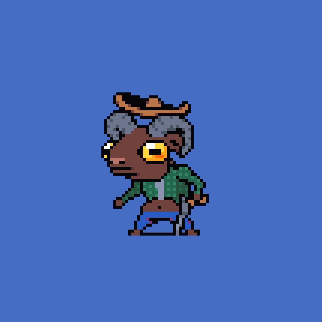 pixel_metro's tweet photo. the goat #pixelart https://t.co/6mSKD8kTme
