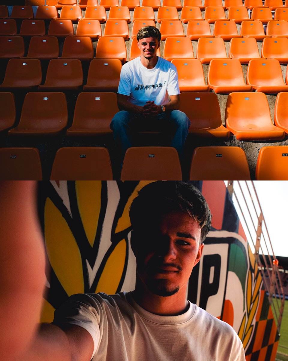 FCLorient's tweet photo. Gabin Bernardeau rejoint le FC Lorient 🧡

Le milieu de terrain de 20 ans s'engage pour quatre saisons chez les Merlus.