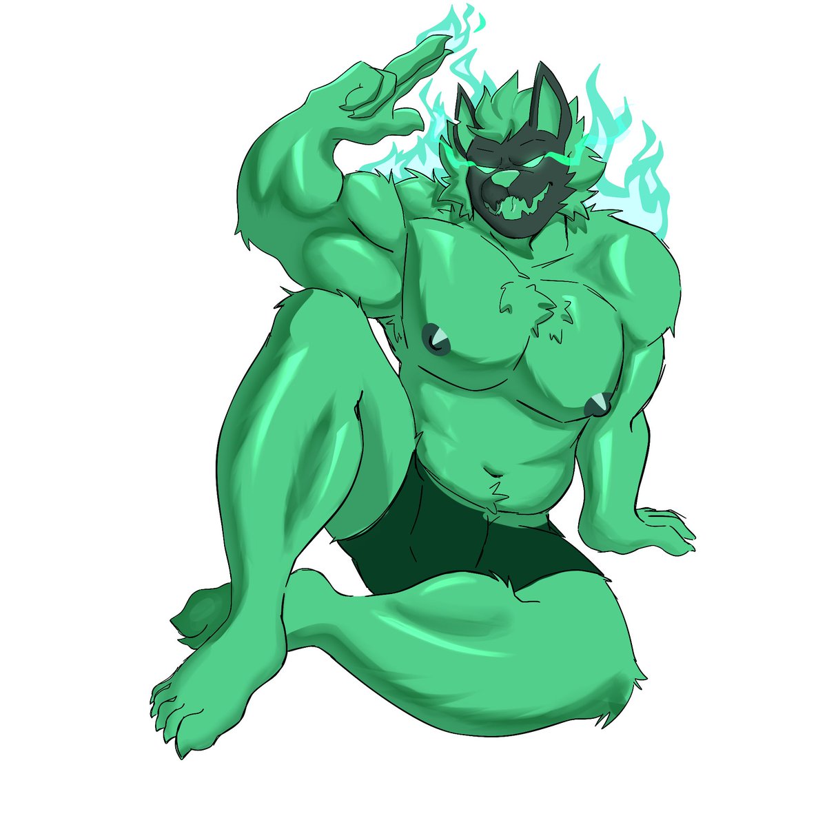 Atom_Hamburger's tweet photo. Ya tenía un rato queriendo dibujar a cerbero, pero no lograba hacer algo que me gustara y este dibujo me hizo hacerlo. https://t.co/aSRP7ZHVIN