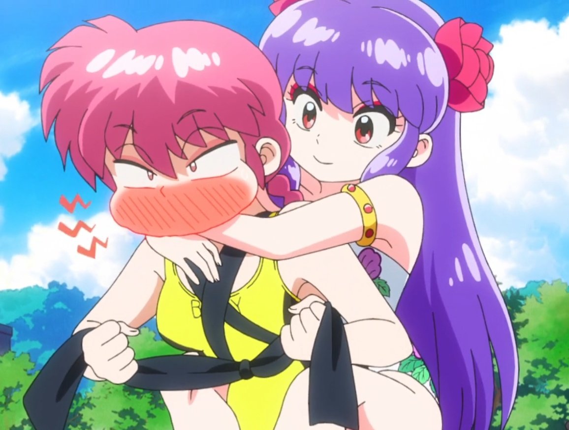 LucyGenV's tweet photo. "Shampoo rejects any romantic contact with female Ranma." 

Yeah you are stupid and clown if you think that, but we already knew that 😊👌🏻 https://t.co/k5rvvNddcn