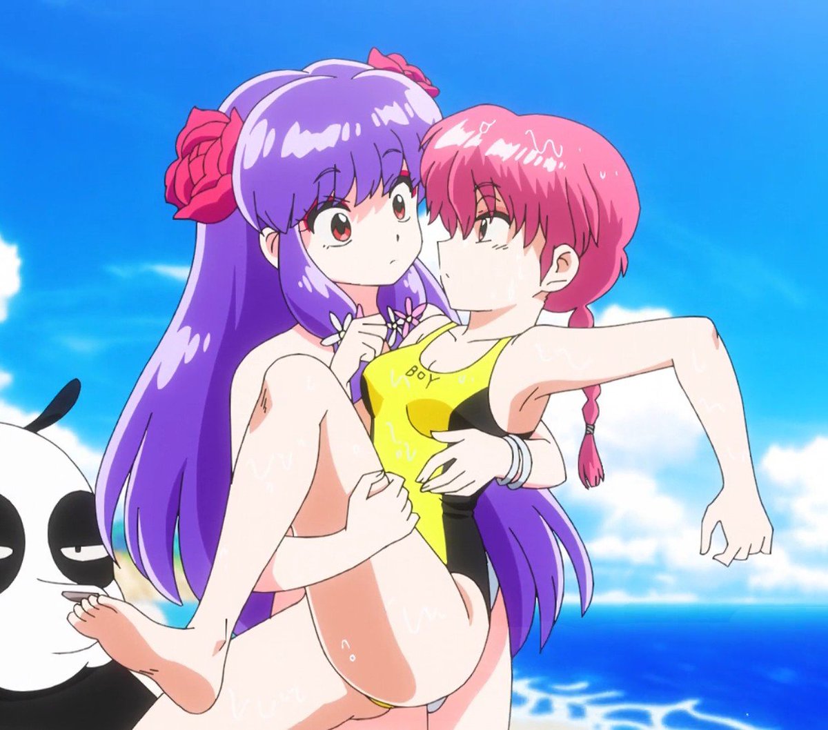 LucyGenV's tweet photo. "Shampoo rejects any romantic contact with female Ranma." 

Yeah you are stupid and clown if you think that, but we already knew that 😊👌🏻 https://t.co/k5rvvNddcn