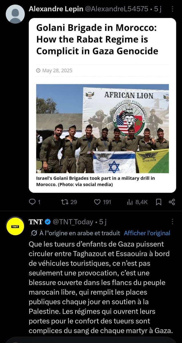 chigara123's tweet photo. @SaidAmdaa Mesquine le jour où elle apprendra que le Maroc participe au génocide elle va tomber de haut. Utiliser une petite fille pour blanchir la traîtrise du roi, un peu de decense https://t.co/iM5ar0H1Nl