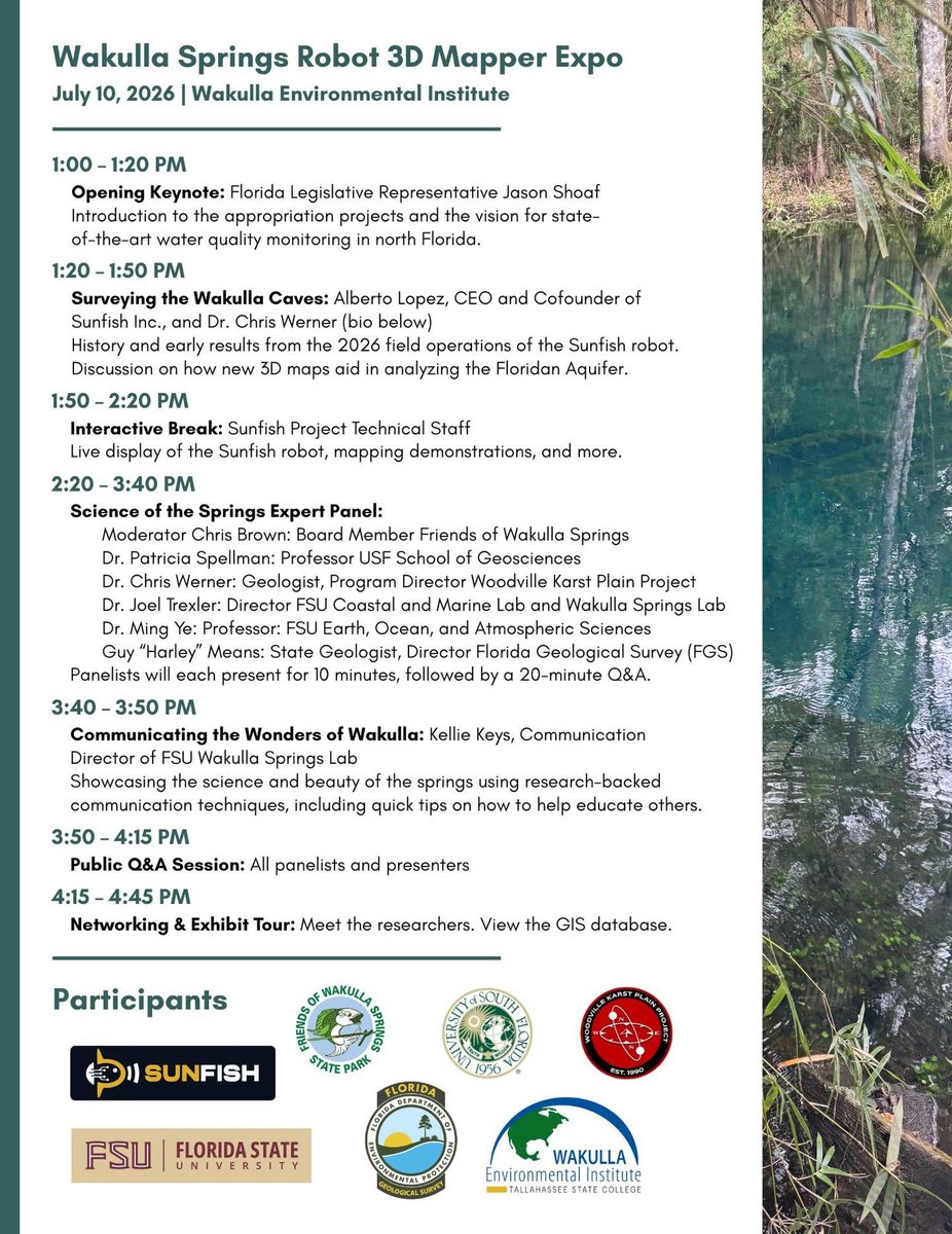 FSUMarineLab's tweet photo. This Friday from 1pm–5pm at the Wakulla Environmental Institute in Crawfordville, FL. Admission is FREE and open to the public! https://t.co/2oC2Z7J5t7