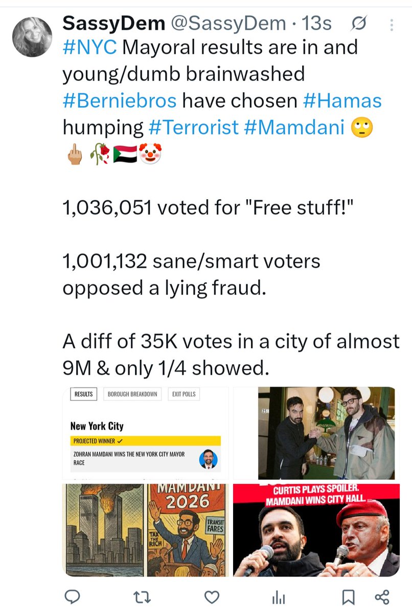 SassyDem's tweet photo. @dhartk @PollTracker2024 @MaineDems @TheDemocrats Maine has 1.5M ppl & you're bragging about #Nazi #Rapist #GrahamPlatner getting 150k primary votes cuz you're a crazy #communist who can't cope w/the fact your crappy candidates NOT POPULAR. F*ck #PutinPuppet #BernieSanders & you hippie burnouts who Stan him🖕🏼🌹☭🇵🇸🇷🇺🤡 @dhartk https://t.co/j9XNvoEndw