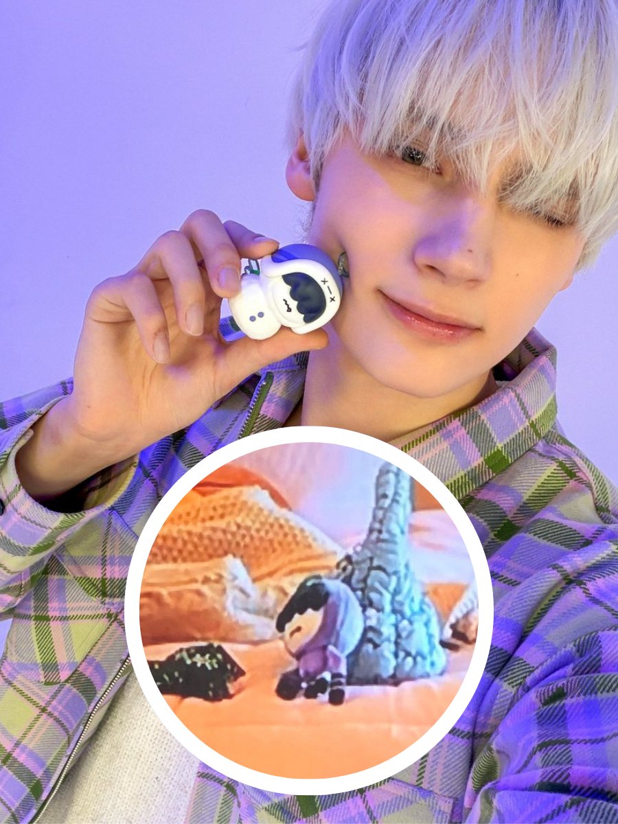 PopHnk's tweet photo. Eagle-eyed fans spotted a cast member in Netflix's "Better Late Than Single" Season 2, carrying a HHMNYARING keyring plushie, the official PPULBATU character designed by HUENINGKAI. https://t.co/KJ4KDiPMRM