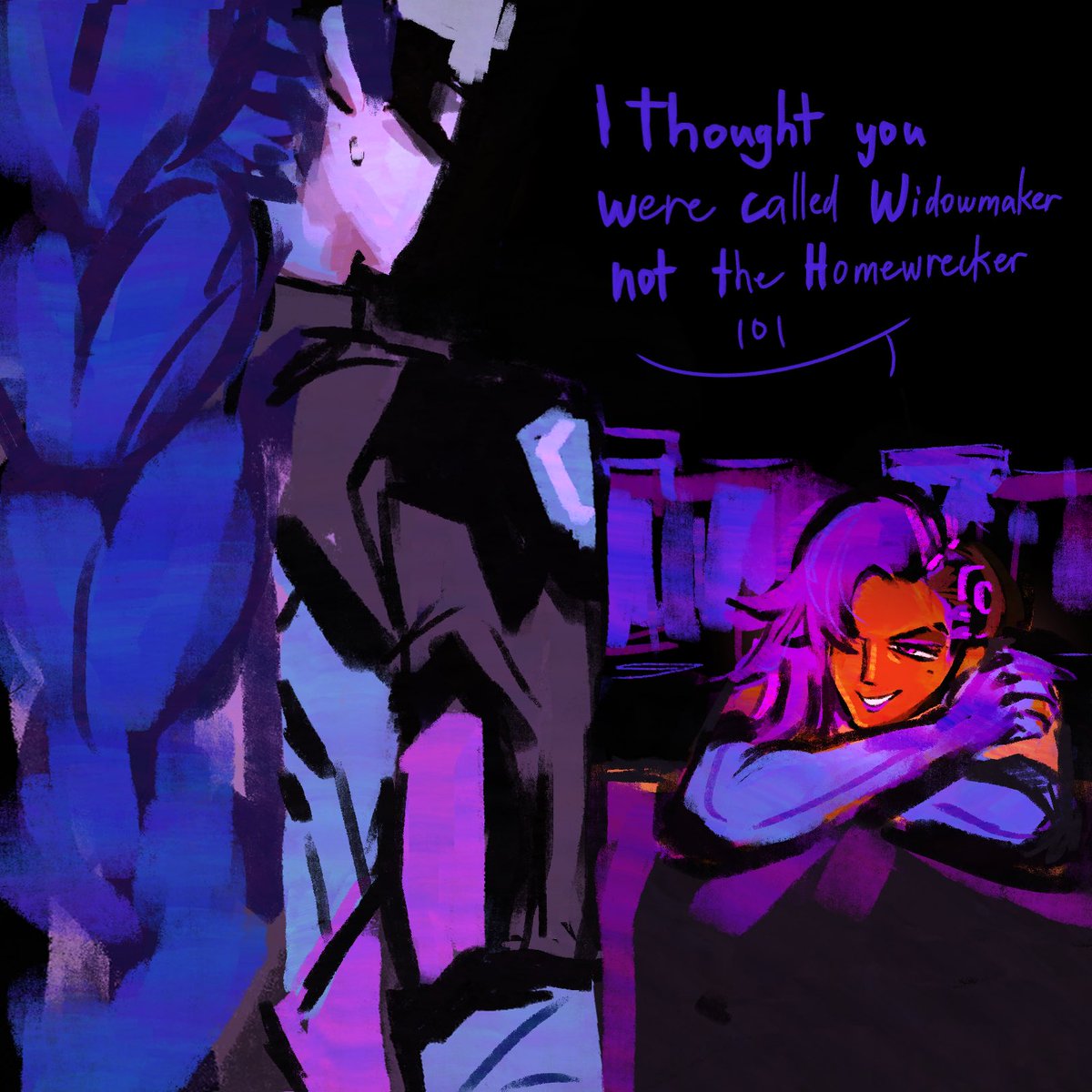 TomboyAch40's tweet photo. I like csp now
Widowtracer if you squint #overwatch https://t.co/0oAm7bvx2M