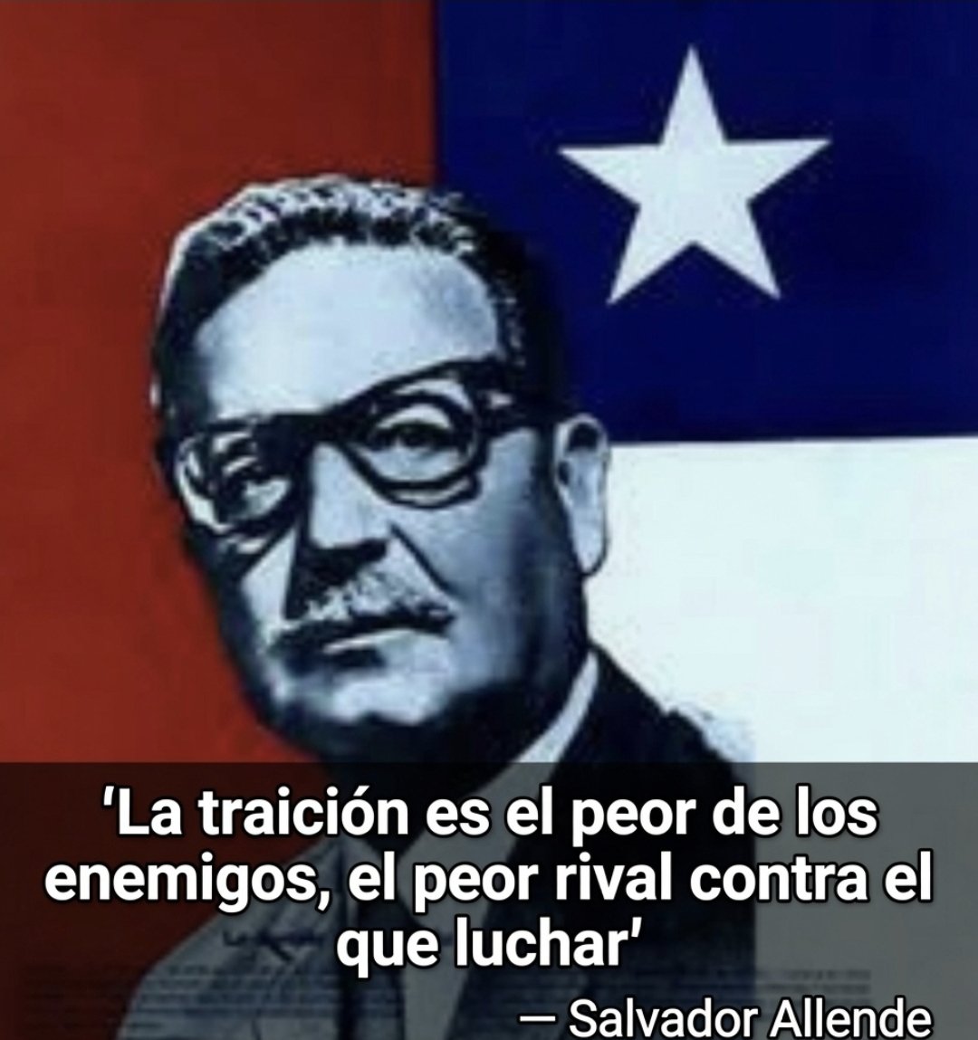 AngelCM44's tweet photo. @Dani_Cicardini Es inconcevible que el P.Socialista, cobije en sus filas a quienes  se coluden con los que hoy estan cometiendo el mayor atentado a cada unos de los derechos sociales por los q miles de trabajadores  dieron hasta su vida por obtenerlos,como nuestro Presidente Martir S.Allende https://t.co/vTn06tsdQH