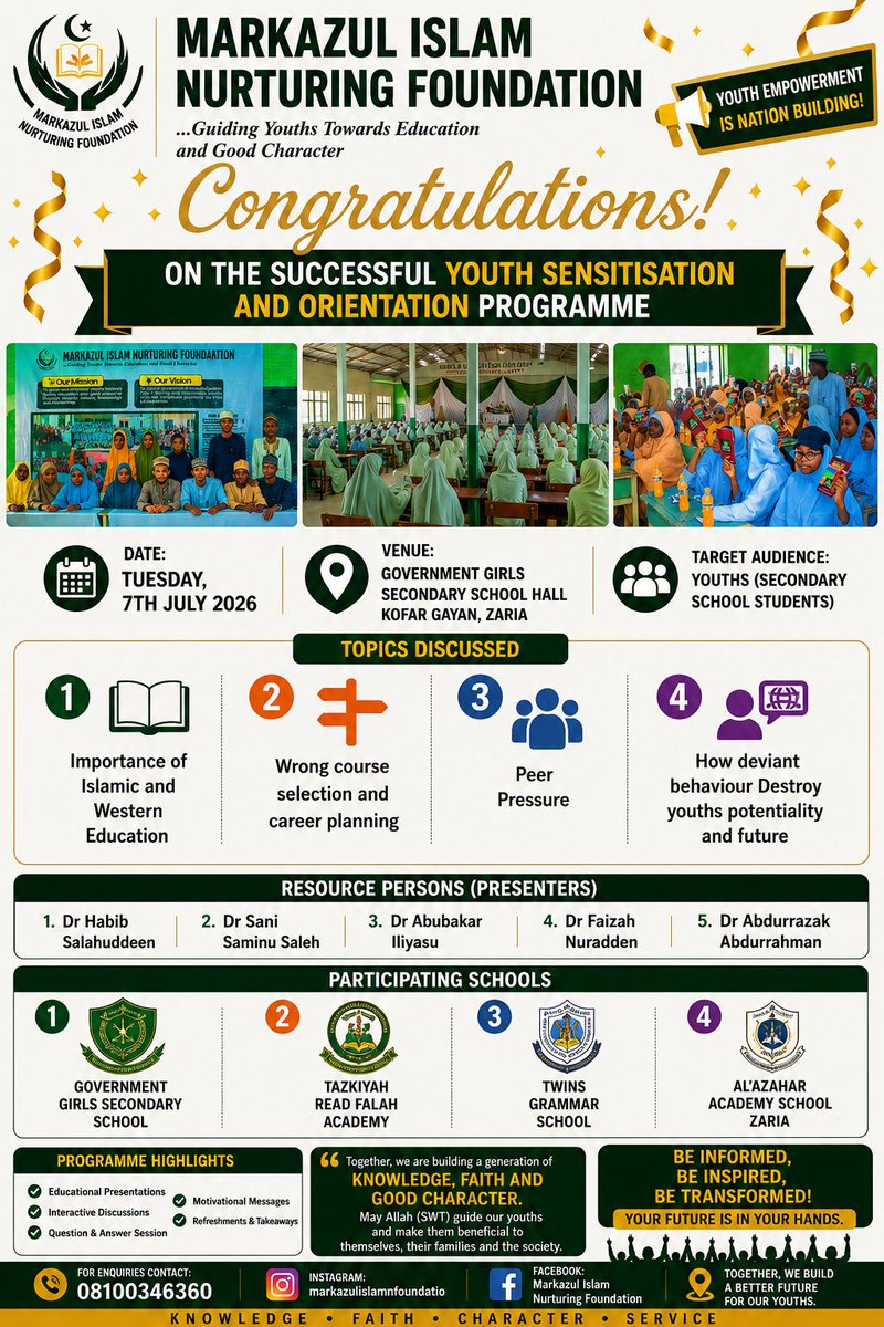 saasdolar's tweet photo. Yesterday by 10:00Am -12:30pm at government girls secondary school Kofar gayan Zaria Kaduna State Nigeria. Thanks to Almighty Allah https://t.co/DEI1DguCto