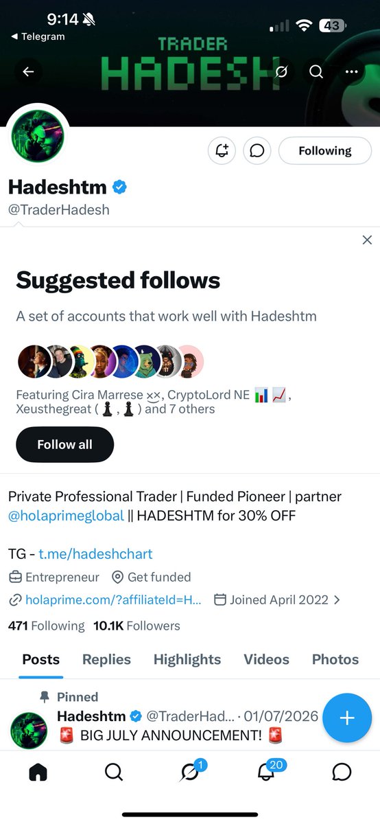 S3Tosin's tweet photo. @Techriztm @PsychedeliaAcad @FundedNext @TraderHadesh https://t.co/geXy8UgGak