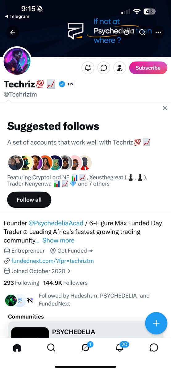 S3Tosin's tweet photo. @Techriztm @PsychedeliaAcad @FundedNext @TraderHadesh https://t.co/geXy8UgGak
