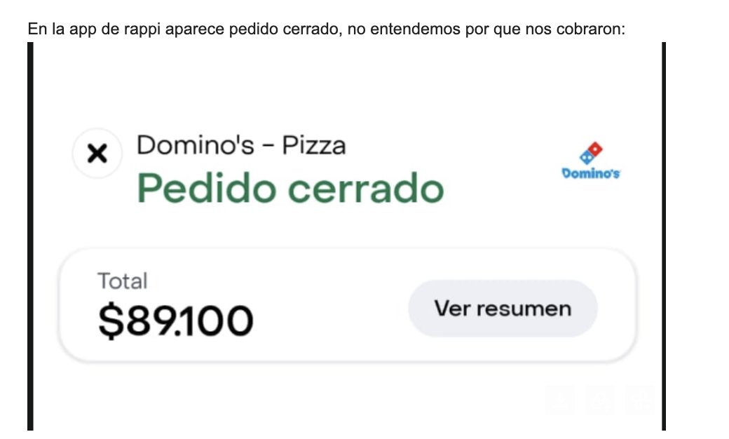 soysergiodata's tweet photo. Indignación con respuesta de @RappiColombia  al reportar un pedido que nunca llego de @dominos, cuando se llamo incluso se hablo con dominos sobre el pedido y nos dijeron que no tenian cobertura, por tanto cancelaban el pedido, con sorpresa realizo el cobro sin entrega.
#rappi https://t.co/n8DMmoc6lw