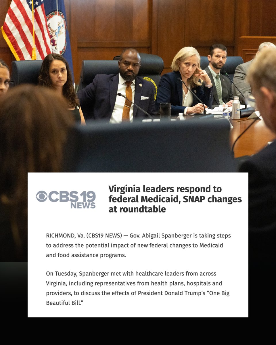 Governor Abigail Spanberger tweet media