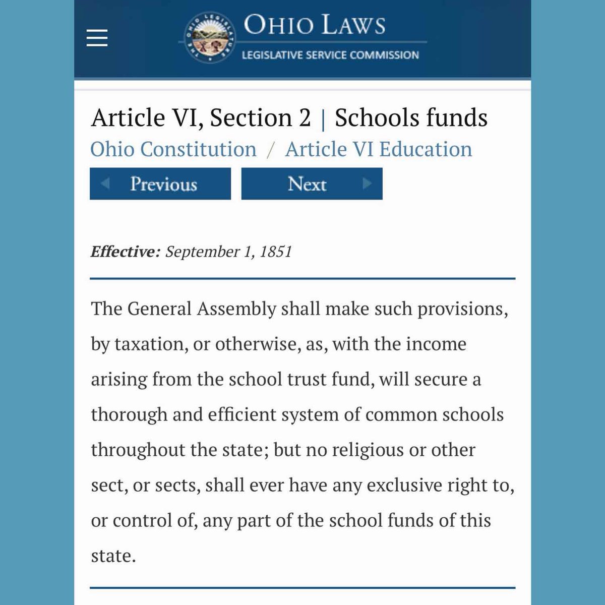JessicaEMiranda's tweet photo. No, that’s not the problem. And who the hell are you to determine that conclusion of underperformance?! 

Don’t serve their children well? Wow, what a shameful and disrespectful thing to say. 

Competition? HA! It isn’t even a level playing field. Where are their scores? Where are their teacher/admin salaries? Where are their qualifications/certifications? Does the public get to scrutinize and audit their spending? Do they transport the students? Do they have sports/extracurriculars? 

You cannot drain something for so long, while placing tons of obstacles in its way, and say it’s their own fault, and that they should just “do better”. 

That is delusional. That expectation is unrealistic, Public Schools have been responding to this constant moving of the goal posts, while taking all the scrutiny bc private/charters have no objectives to answer for. Even though they receive Public Taxpayer dollars. 

I’ve identified the problem SEVERAL times now. The OVER-RELIANCE on local property taxes. 

If you refuse to read the Constitution that’s your problem.