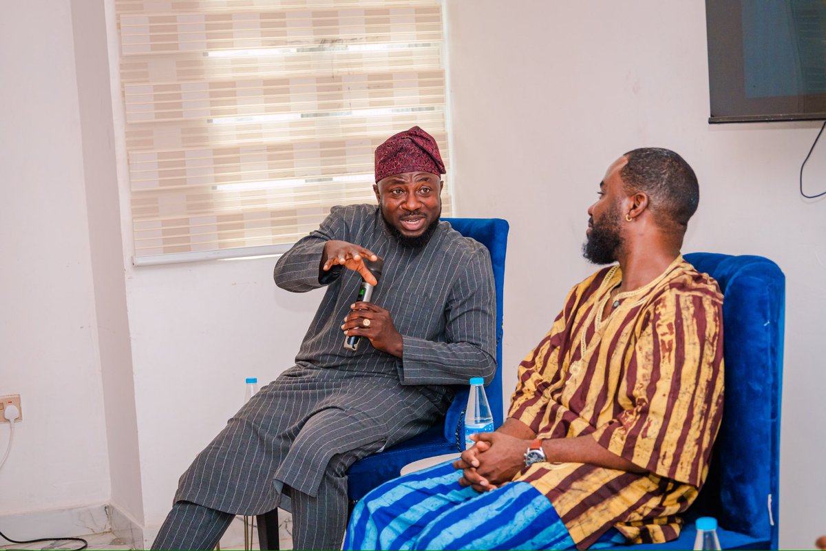 theplatformypb's tweet photo. The Creatives Panel. 

Dotun Popoola, Joseph Onaolapo, and Taiwo Adeyemi in conversation with the exceptional creatives in this year’s cohort. 

It was a conversation with both range and depth. 

Safe to say it was a great time in camp. 

#YPB2026 #YoungProfessionalsBootcamp https://t.co/U2XE7eaym4