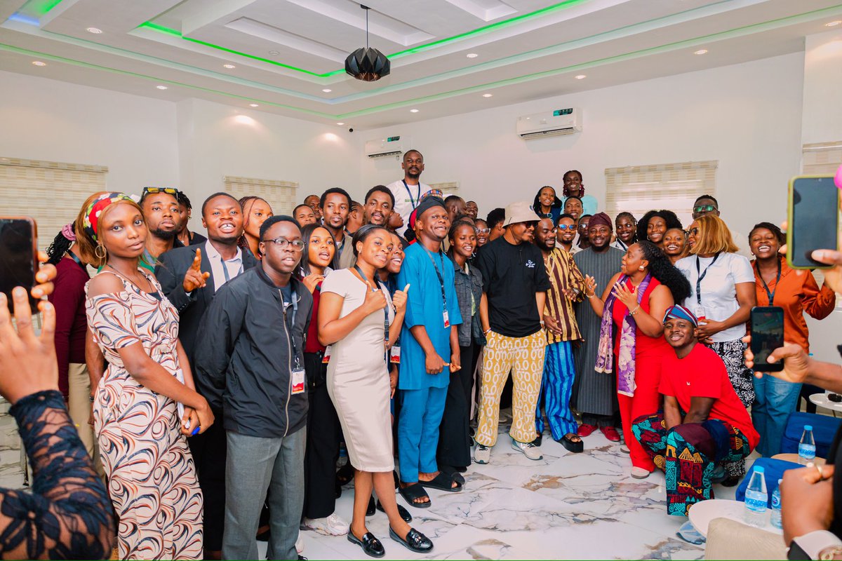 theplatformypb's tweet photo. The Creatives Panel. 

Dotun Popoola, Joseph Onaolapo, and Taiwo Adeyemi in conversation with the exceptional creatives in this year’s cohort. 

It was a conversation with both range and depth. 

Safe to say it was a great time in camp. 

#YPB2026 #YoungProfessionalsBootcamp https://t.co/U2XE7eaym4
