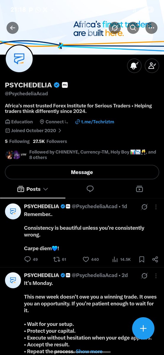 fd_zionman's tweet photo. @Techriztm @PsychedeliaAcad @FundedNext @TraderHadesh All task completed sir tech💙🤲 https://t.co/i9tVmW5fWF