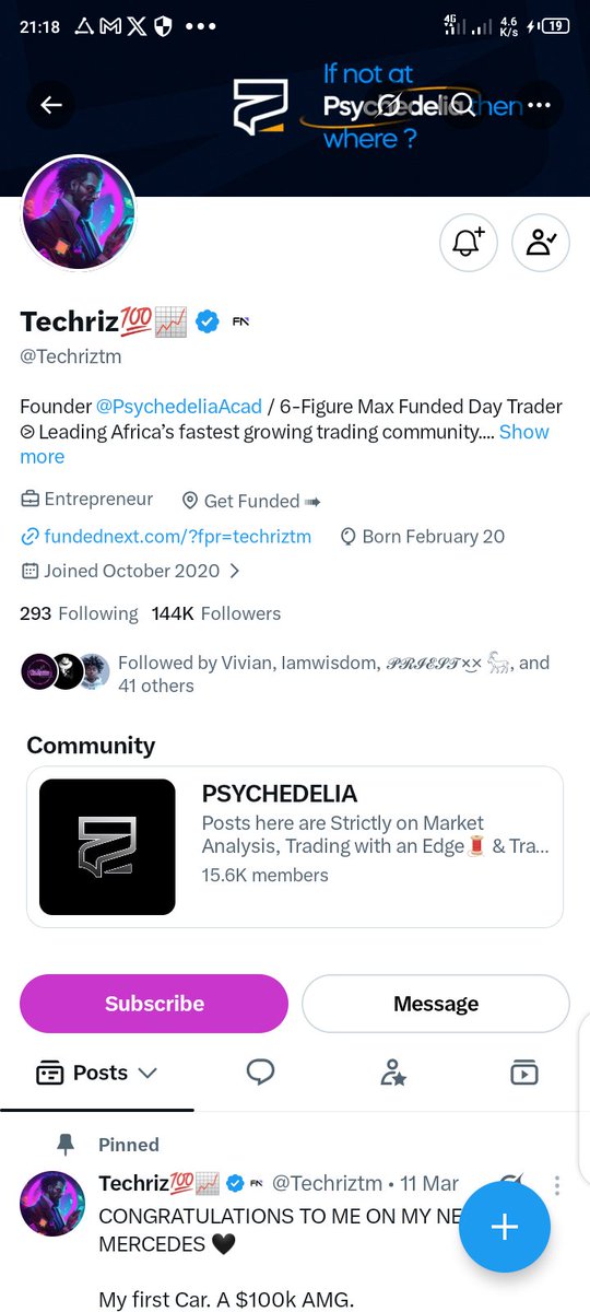 DIbeakalam's tweet photo. @Techriztm @PsychedeliaAcad @FundedNext @TraderHadesh @Techriztm done all G.O.A.T
Obrigado all the same ❤️❤️ https://t.co/HL18dIf4Ml
