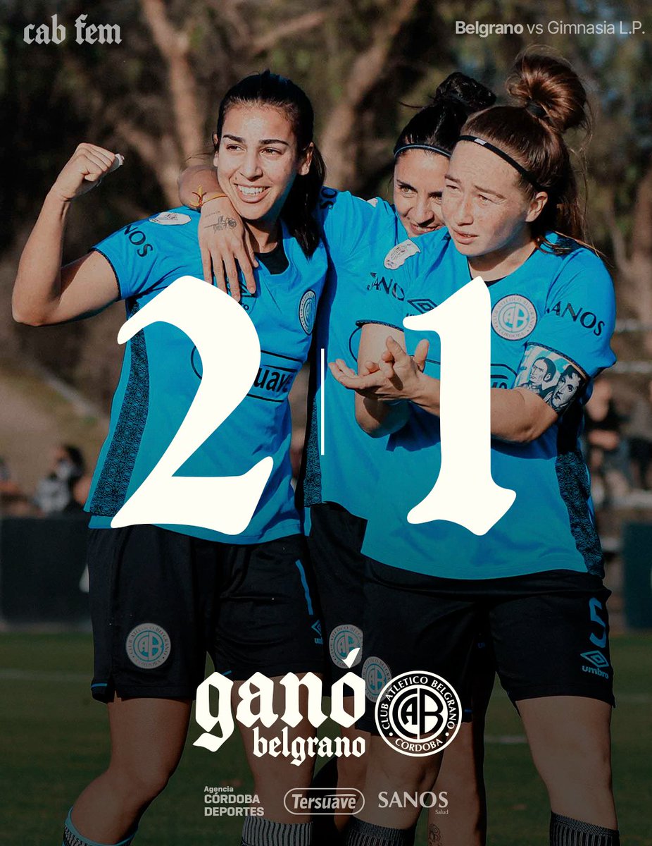 BelgranoFem's tweet photo. ¡GANÓ BELGRANOOOOOO! ☠️🔥

#LasPiratas le ganaron 2-1 a Gimnasia LP en el Centro de Formación Armando Pérez.
⚽ Micaela Bulacio y Catalina Roggerone 

#VamosLasPibas 🏴‍☠️ https://t.co/xZ9FaKL85N
